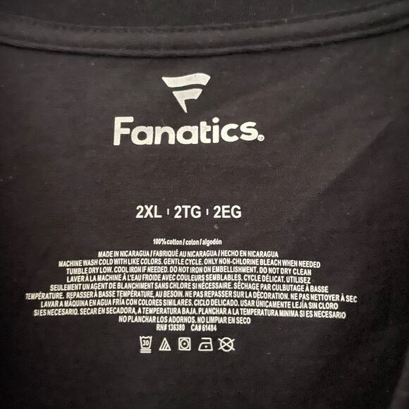 Fanatics NWT Black Star Wars MLS Seattle Sounders T-Shirt - Size 2XL - Han Solo - Picture 4 of 6